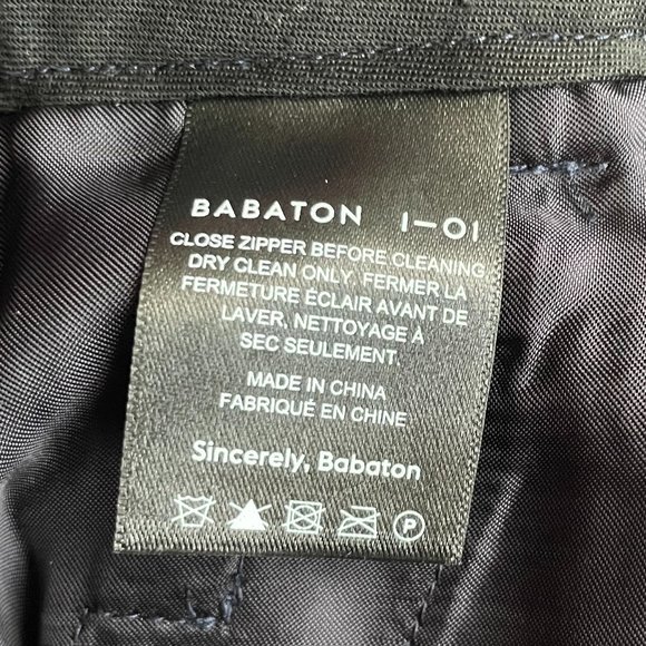 Aritzia 1-01 Babaton Boy Trouser Pant Indigo Ink Navy Blue Size4 New wit… - Picture 5 of 9